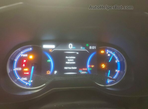 4T3B6RFV4RU150152 2024 TOYOTA RAV4 Red Вид щитка приладів