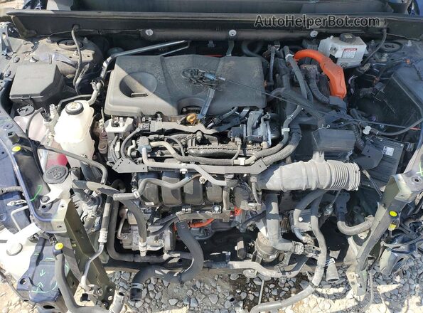 4T3B6RFV5MU059268 2021 TOYOTA RAV4 Blue Widok komory silnika