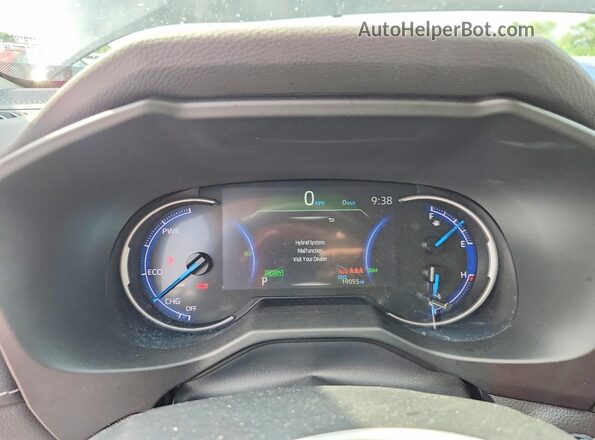 4T3B6RFV5PU127573 2023 TOYOTA RAV4 Black Вид щитка приладів