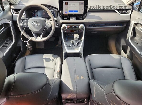 4T3B6RFV5PU127573 2023 TOYOTA RAV4 Black Вид панелі приладів