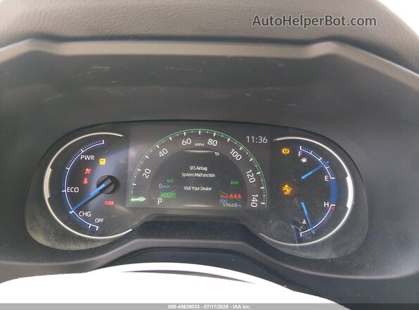 4T3B6RFV5RU146448 2024 TOYOTA RAV4 HYBRID White Vista de los asientos traseros