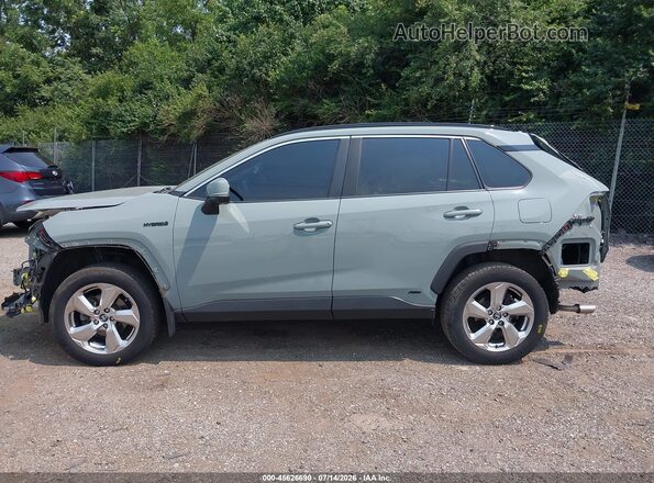 4T3B6RFV6MU026053 2021 TOYOTA RAV4 HYBRID Green 
