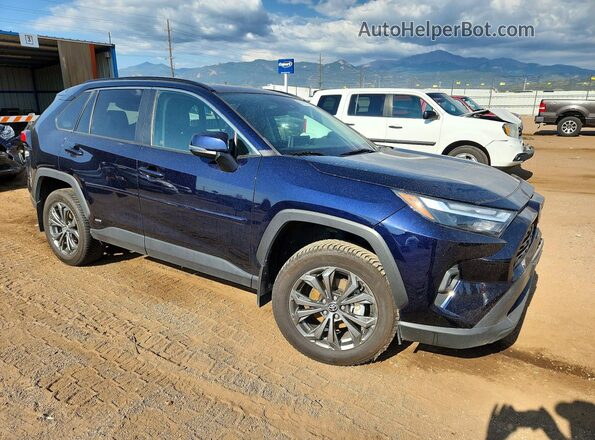 4T3B6RFV6NU088991 2022 TOYOTA RAV4 Синий Передняя правая четверть