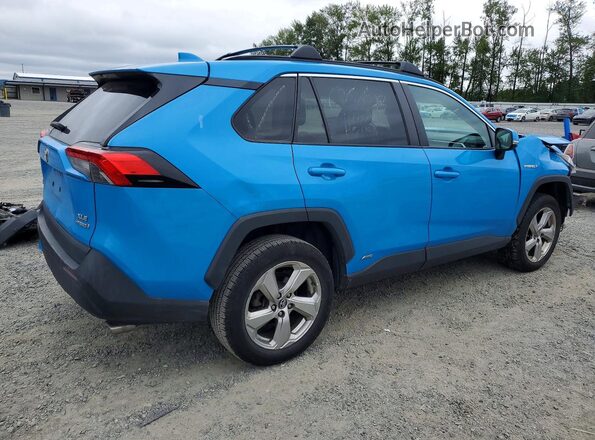 4T3B6RFV7MU006880 2021 TOYOTA RAV4 Blue უკანა მარჯვენა