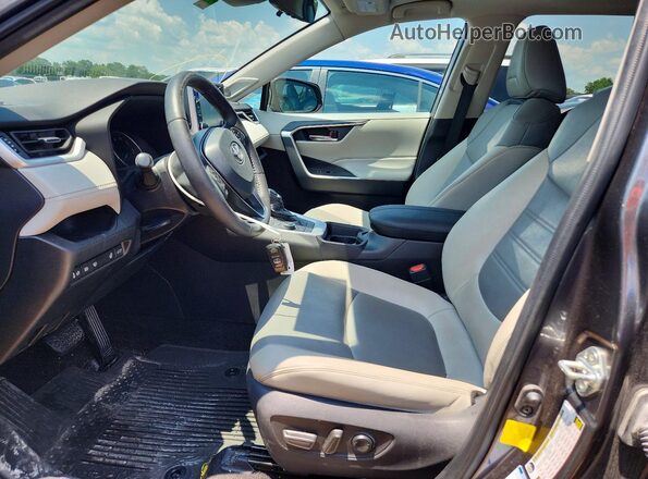 4T3B6RFV7MU058428 2021 TOYOTA RAV4 Gray Vista interior delantera