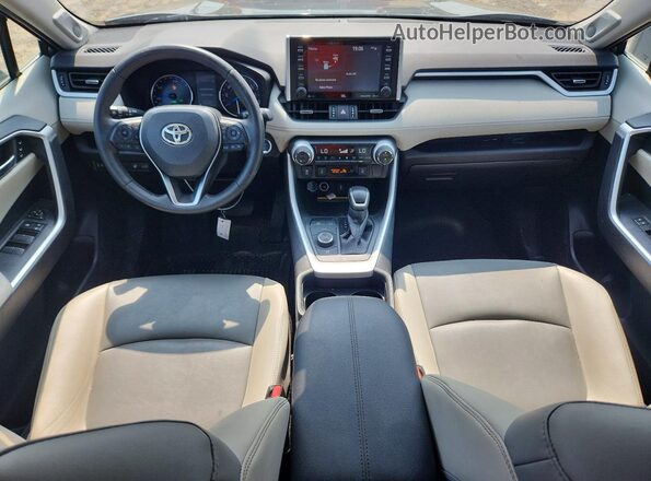 4T3B6RFV7MU058428 2021 TOYOTA RAV4 Gray Vista del salpicadero