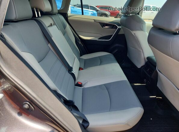 4T3B6RFV7MU058428 2021 TOYOTA RAV4 Gray Vista interior trasera