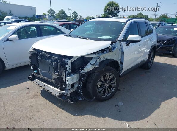 4T3B6RFV7RU150758 2024 TOYOTA RAV4 HYBRID White Առջևի ձախ երեք քառորդ տեսարան