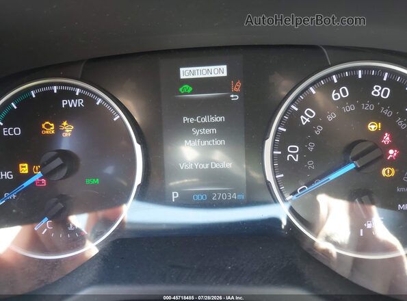 4T3B6RFV8NU068841 2022 TOYOTA RAV4 HYBRID Red Widok tylnych siedzeń