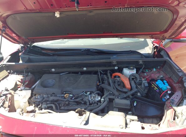 4T3B6RFV8NU068841 2022 TOYOTA RAV4 HYBRID Red Widok z tyłu