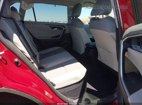 4T3B6RFV8NU068841 2022 TOYOTA RAV4 HYBRID Red Widok naklejki z numerem VIN