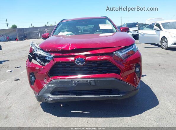 4T3B6RFV8NU068841 2022 TOYOTA RAV4 HYBRID Red Widok wnętrza z tyłu
