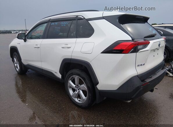 4T3B6RFVXMU007618 2021 TOYOTA RAV4 HYBRID White Rear left