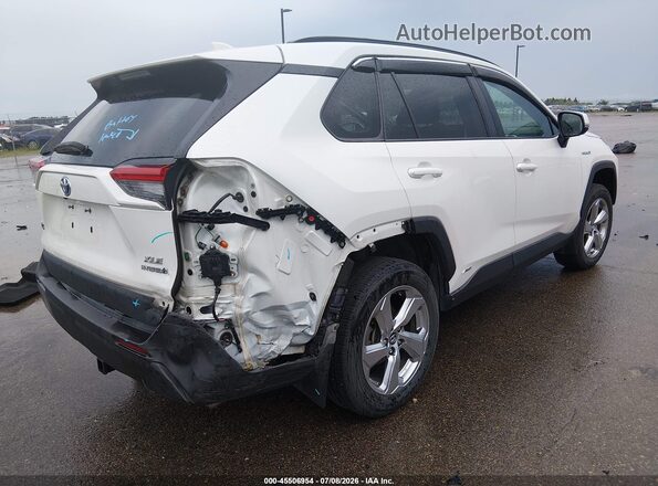 4T3B6RFVXMU007618 2021 TOYOTA RAV4 HYBRID White Rear right