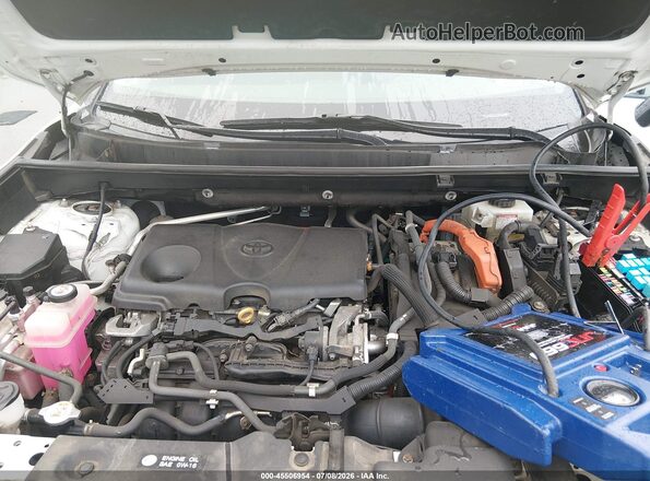 4T3B6RFVXMU007618 2021 TOYOTA RAV4 HYBRID White Engine compartment view