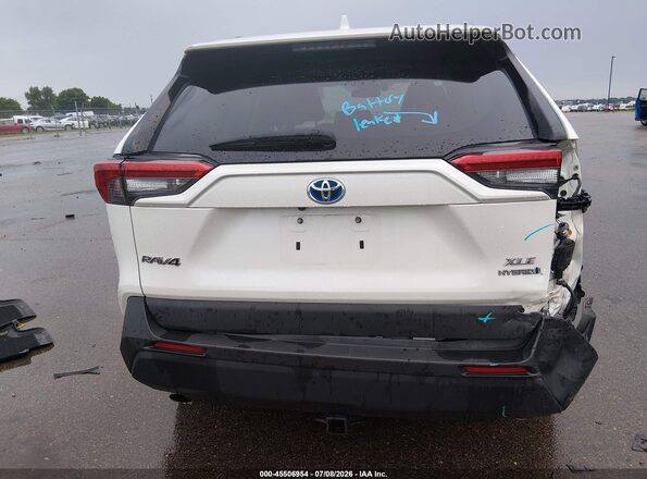 4T3B6RFVXMU007618 2021 TOYOTA RAV4 HYBRID White 