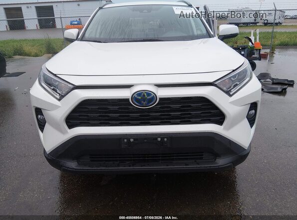 4T3B6RFVXMU007618 2021 TOYOTA RAV4 HYBRID White Dashboard view