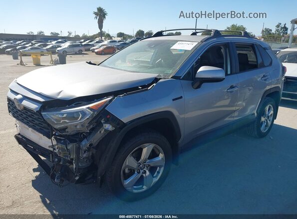 4T3B6RFVXMU041204 2021 TOYOTA RAV4 HYBRID Silver Передня ліва чверть