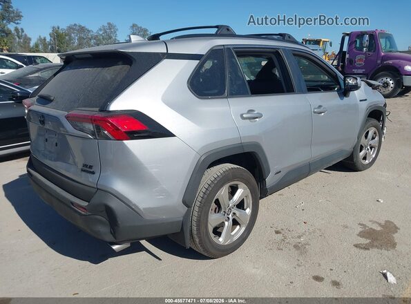 4T3B6RFVXMU041204 2021 TOYOTA RAV4 HYBRID Silver Задня права чверть