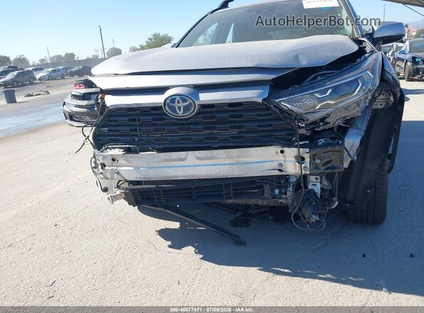 4T3B6RFVXMU041204 2021 TOYOTA RAV4 HYBRID Silver Вид спереду