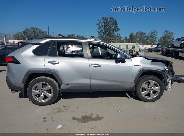 4T3B6RFVXMU041204 2021 TOYOTA RAV4 HYBRID Silver Панорамний вид салону 360°