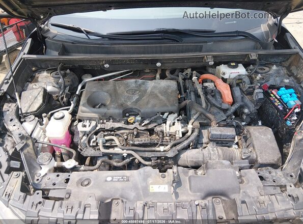 4T3B6RFVXMU049240 2021 TOYOTA RAV4 HYBRID Gray Вид ззаду