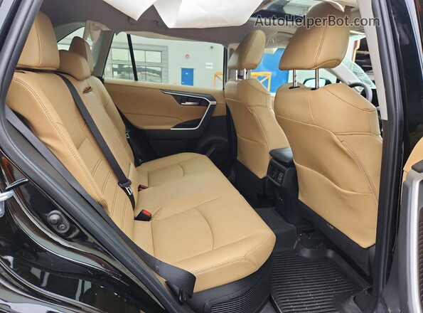 4T3B6RFVXPU127567 2023 TOYOTA RAV4 Black Vista de los asientos traseros