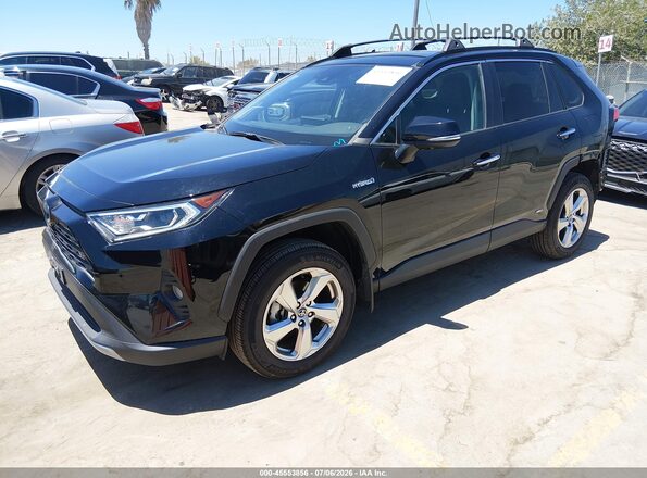 4T3D6RFV0MU015168 2021 TOYOTA RAV4 HYBRID Navy Առջևի ձախ երեք քառորդ տեսարան