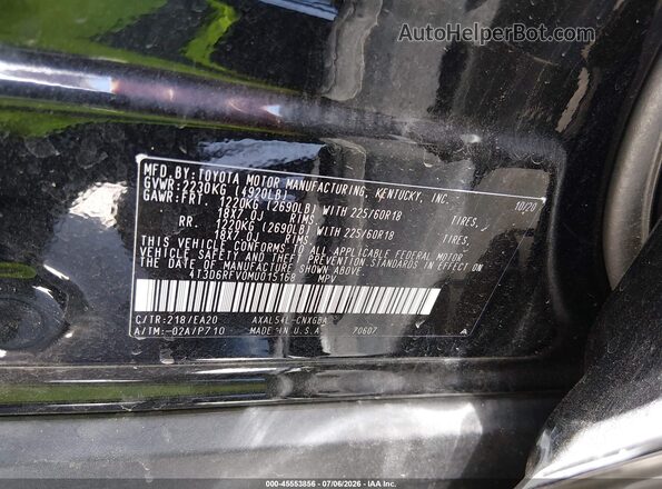 4T3D6RFV0MU015168 2021 TOYOTA RAV4 HYBRID Navy Շարժիչի բաժամունքի տեսք