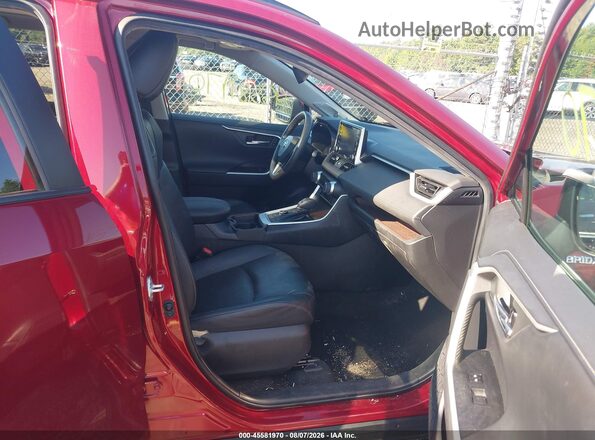 4T3D6RFV0MU035551 2021 TOYOTA RAV4 HYBRID Red Вид салону спереду