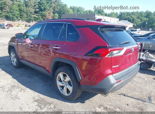 4T3D6RFV0MU035551 2021 TOYOTA RAV4 HYBRID Red Задня ліва чверть