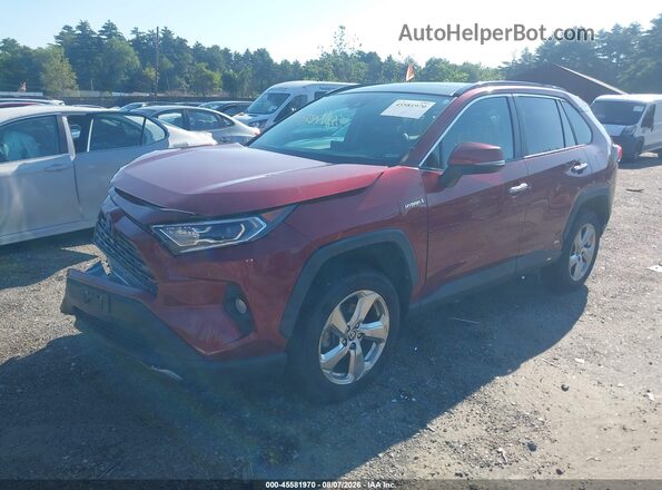 4T3D6RFV0MU035551 2021 TOYOTA RAV4 HYBRID Red Передня ліва чверть