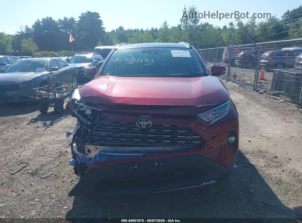 4T3D6RFV0MU035551 2021 TOYOTA RAV4 HYBRID Red Вид щитка приладів