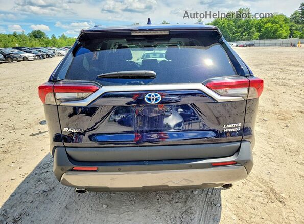 4T3D6RFV0MU048526 2021 TOYOTA RAV4 Синий Вид сзади