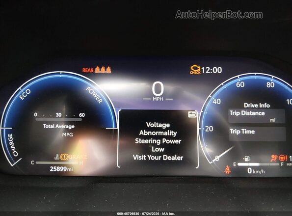4T3D6RFV0RU165126 2024 TOYOTA RAV4 HYBRID Black Vista de los asientos traseros