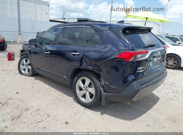 4T3D6RFV1MU021013 2021 TOYOTA RAV4 HYBRID Blue Հետևի ձախ