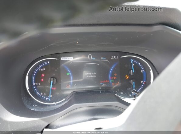4T3D6RFV1MU021013 2021 TOYOTA RAV4 HYBRID Blue Հետևի նստատեղերի տեսք