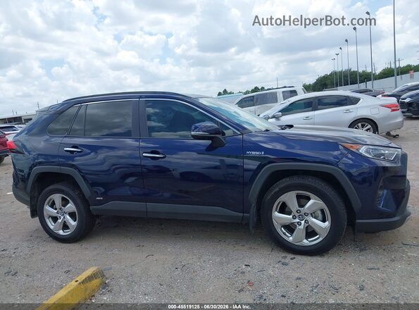 4T3D6RFV1MU021013 2021 TOYOTA RAV4 HYBRID Blue Սալոնի հետևի տեսք