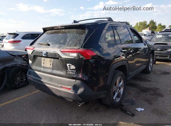 4T3D6RFV3MU049749 2021 TOYOTA RAV4 HYBRID Black Հետևի աջ