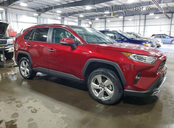 4T3D6RFV5MU019944 2021 TOYOTA RAV4 Red Przód prawy