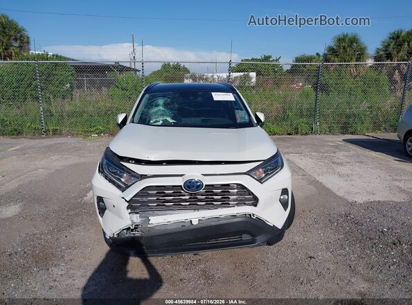 4T3D6RFV5MU038641 2021 TOYOTA RAV4 HYBRID White Դիմացի տեսք