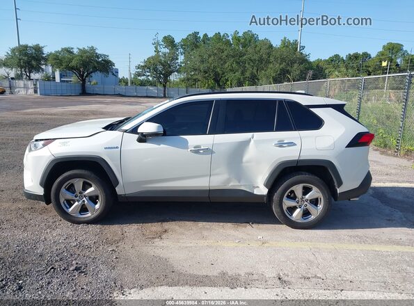 4T3D6RFV5MU038641 2021 TOYOTA RAV4 HYBRID White Սալոնի 360 աստիճան տեսք