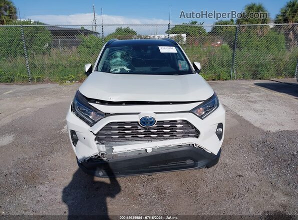 4T3D6RFV5MU038641 2021 TOYOTA RAV4 HYBRID White Սարքավորումների վահանակի տեսք