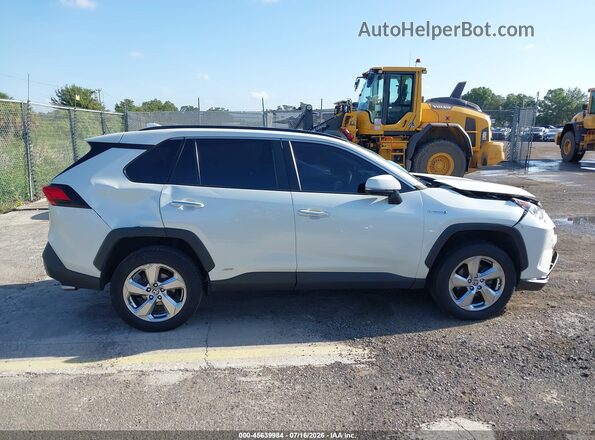 4T3D6RFV5MU038641 2021 TOYOTA RAV4 HYBRID White Սալոնի հետևի տեսք