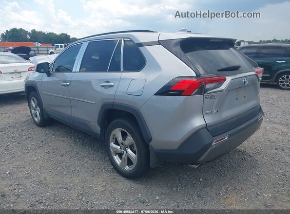 4T3D6RFV5MU049879 2021 TOYOTA RAV4 HYBRID Silver Rear left