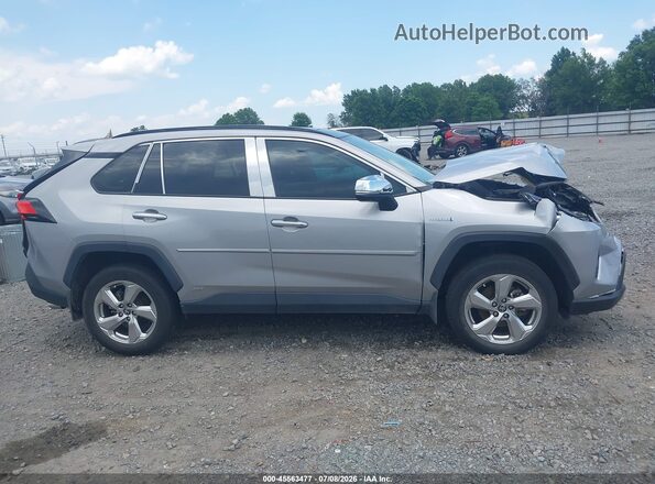 4T3D6RFV5MU049879 2021 TOYOTA RAV4 HYBRID Silver Rear interior view