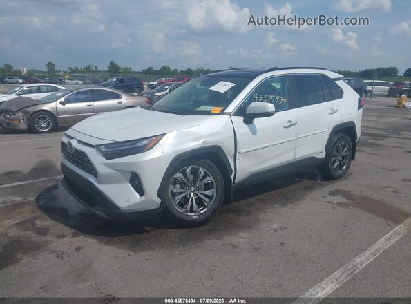 4T3D6RFV5PU118865 2023 TOYOTA RAV4 HYBRID Белый Передняя левая четверть