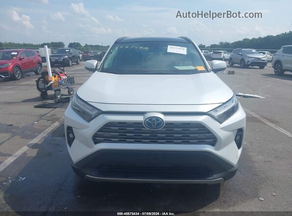4T3D6RFV5PU118865 2023 TOYOTA RAV4 HYBRID Белый Вид щитка приборов