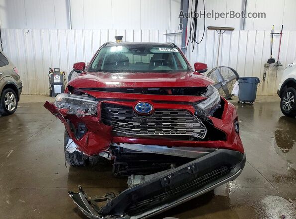 4T3D6RFV6PU129874 2023 TOYOTA RAV4 Red Vista frontal