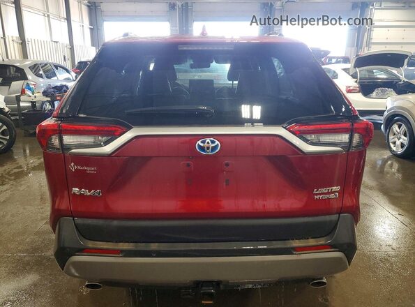 4T3D6RFV6PU129874 2023 TOYOTA RAV4 Red Vista trasera